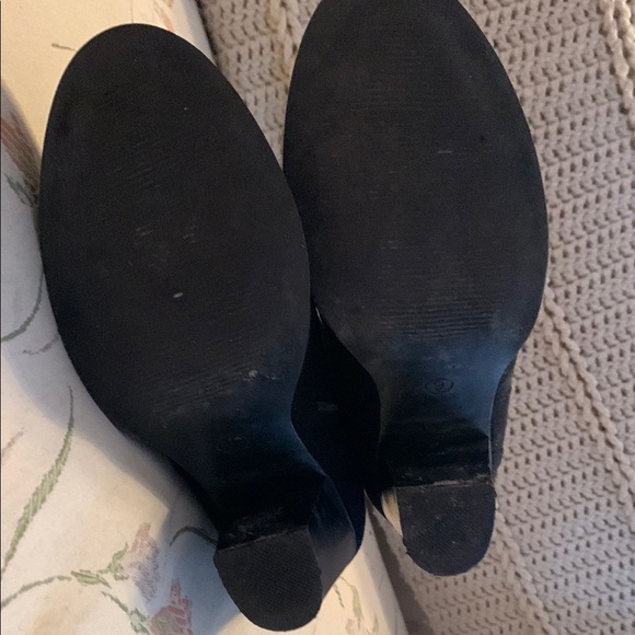 Black Suede Ankle Boots - Picture 5 of 5